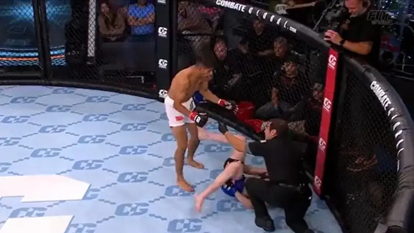 Peleador de MMA sufre escalofriante fractura en pleno combate