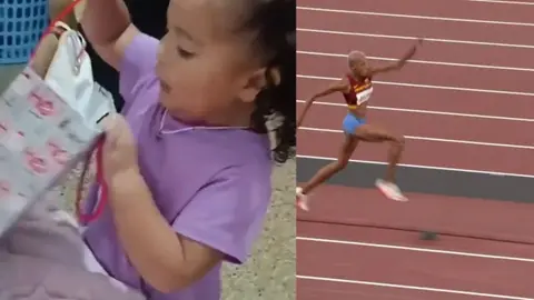 Muñeca de Yulimar Rojas genera gran emoción en una niña