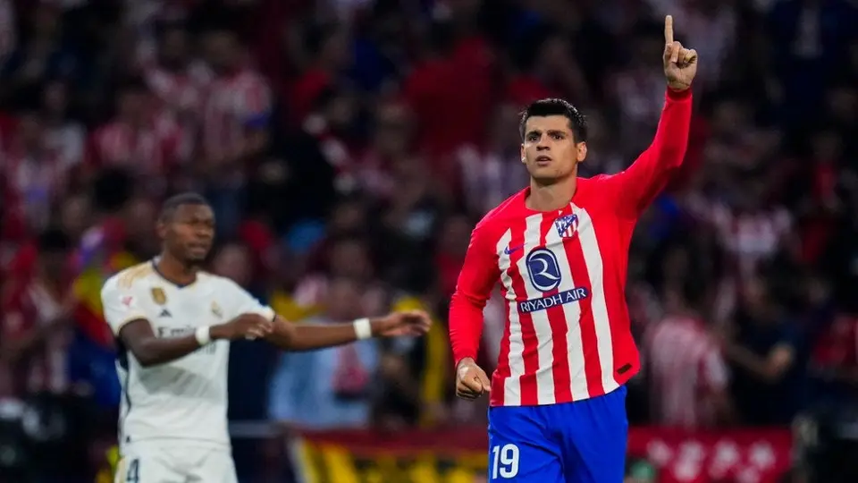 Atlético se lleva el Derbi de Madrid con doblete de Álvaro Morata
