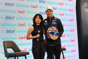 GP de México: Karla Lozano, inspirada en las artesanías mexicanas para el casco de Checo Pérez