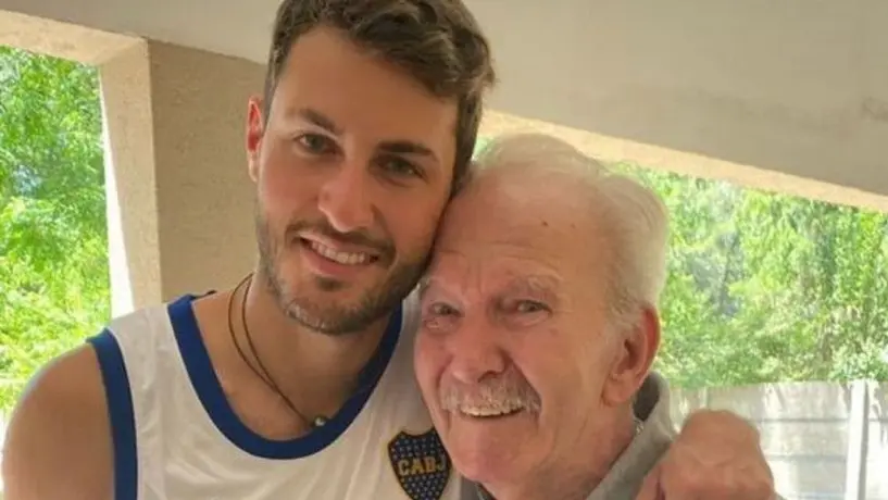 Santiago Giménez se despide de su abuelo materno José Zolotarchuk con emotivo mensaje