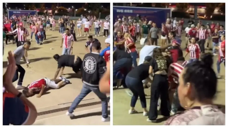 ¡Violencia en la Leagues Cup! Aficionados de Chivas protagonizan bronca tras perder ante Kansas City