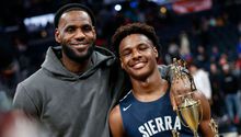 Bronny, hijo mayor de LeBron James, dado de alta tras sufrir paro cardiaco