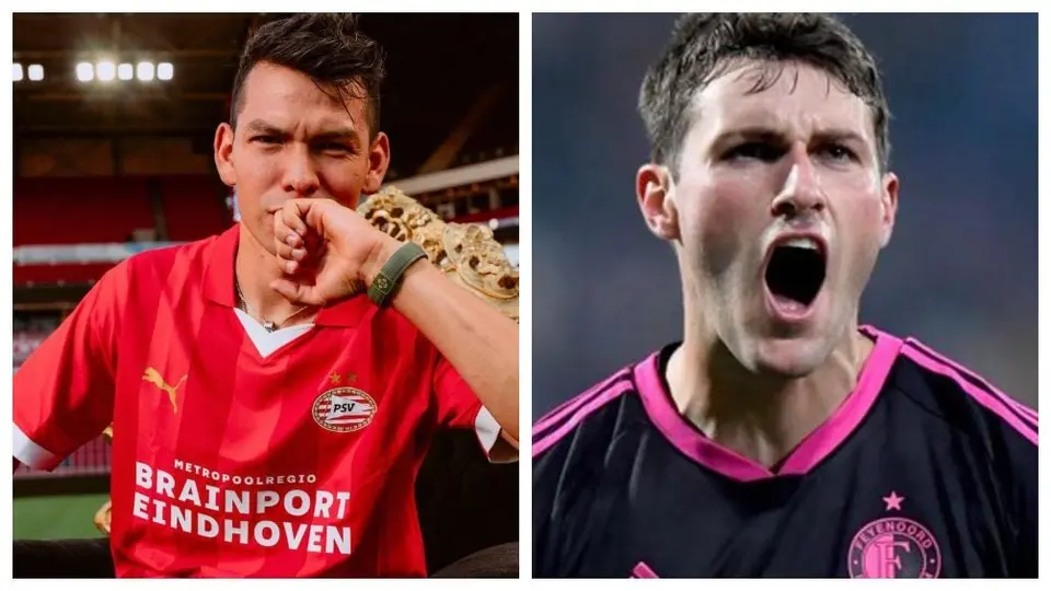 PSV vs Feyenoord: ¿Cuándo se enfrentarán 'Chucky' Lozano y Santiago Giménez en la Eredivisie?