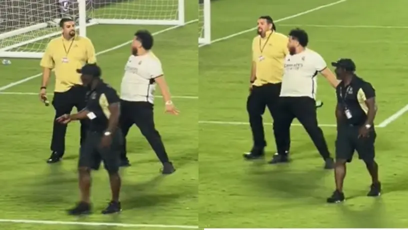 Aficionado festeja a lo Cristiano Ronaldo y el estadio se rinde ante él