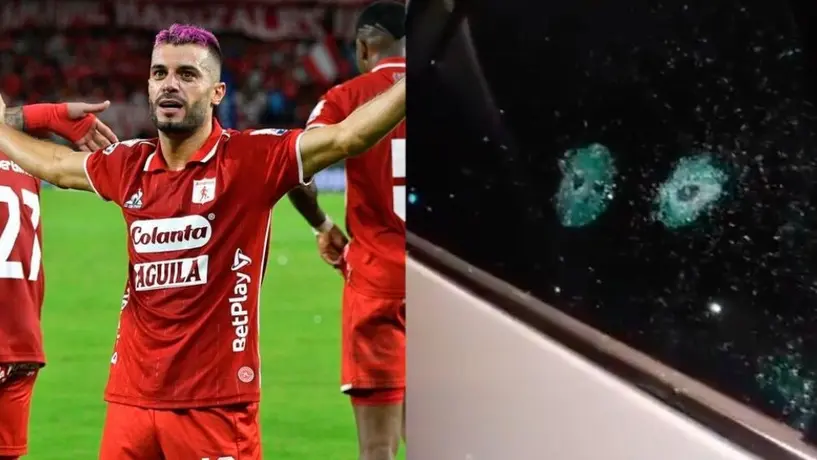 ¡Lamentable! Balacean camioneta de un jugador del América de Cali