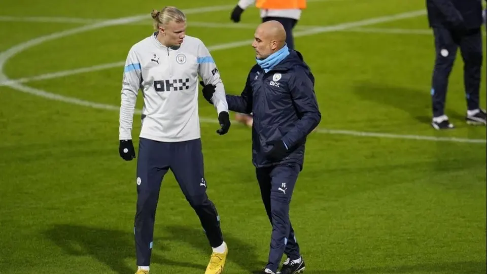 Pep Guardiola habla de la presión sobre Erling Haaland tras haber acabado su sequía goleadora