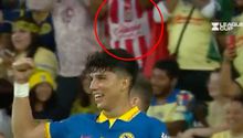 ¿La traición? Aficionado de Chivas fue captado celebrando el gol del América en Leagues Cup