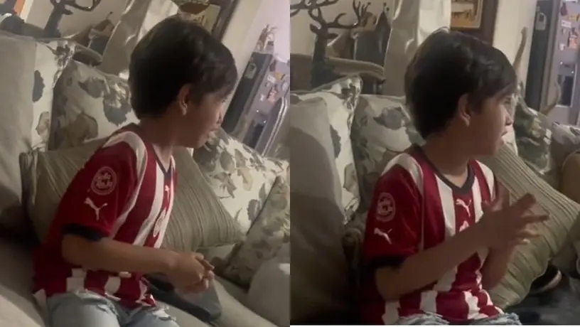 Niño aficionado de Chivas reclama con llanto derrota en Clásico: 'Viejos inútiles'