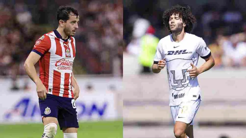 Pumas vs Chivas: Enfrentamiento entre César Huerta y Alan Mozo añadirá emoción al juego