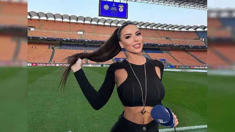 Marialuisa Jacobelli, la 'doble' de Kim Kardashian que recibió la playera de Benjamin Pavard