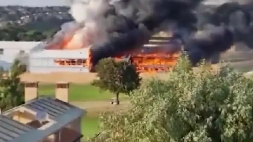 Campo de golf donde se llevó a cabo la Ryder Cup sufre un incendio