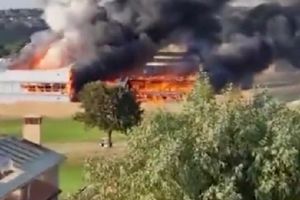 Campo de golf donde se llevó a cabo la Ryder Cup sufre un incendio