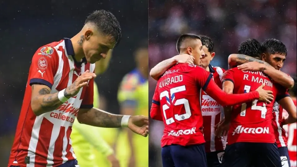 'Chicote' Calderón felicita a sus compañeros de Chivas tras goleada en el Clásico Tapatío