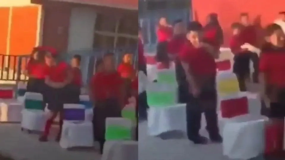 Maestra reproduce por error polémico audio para adultos durante graduación de Kínder y video se hace viral