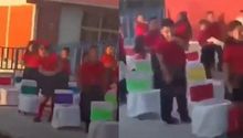 Maestra reproduce por error polémico audio para adultos durante graduación de Kínder y video se hace viral