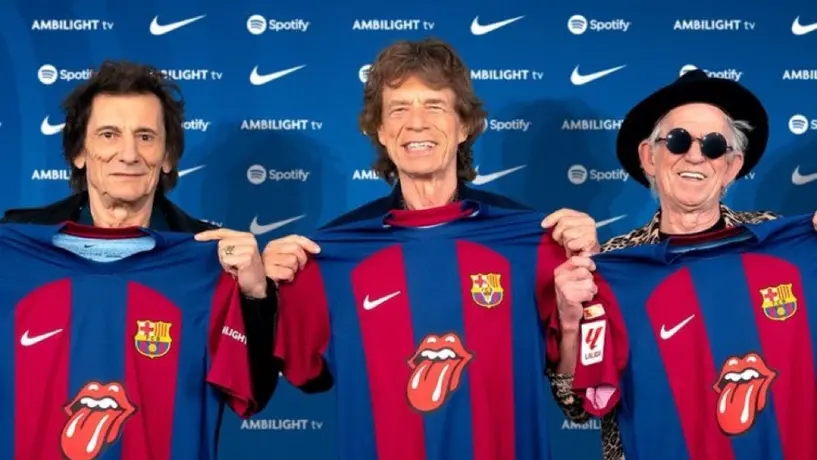 Barcelona pone a la venta su jersey exclusivo en colaboración con los Rolling Stones