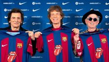 Barcelona pone a la venta su jersey exclusivo en colaboración con los Rolling Stones