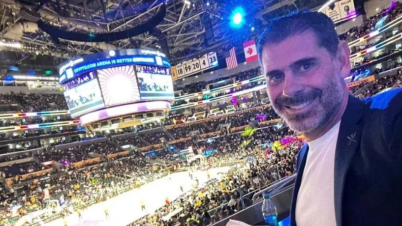 ¡Invitado de lujo! Fernando Hierro acude al duelo de pretemporada entre Lakers y Warriors