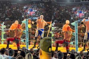 Aczino recibió tremendo sillazo en Triplemania XXXI