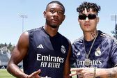 ¡Invitado de lujo! Real Madrid presume la visita del rapero mexicano el 'Alemán'