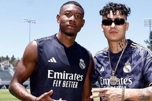 ¡Invitado de lujo! Real Madrid presume la visita del rapero mexicano el 'Alemán'