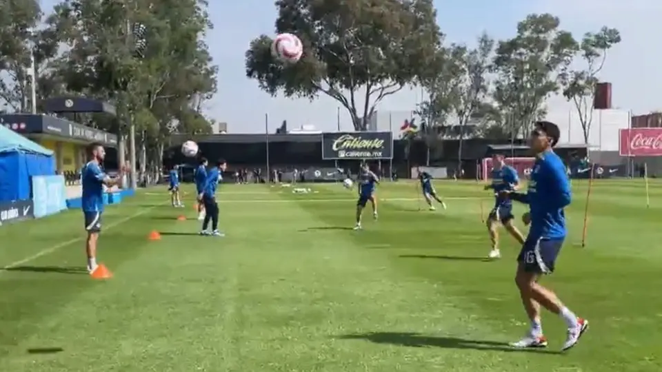 América comienza preparación para el juego ante Rayados con Diego Valdés como la única ausencia