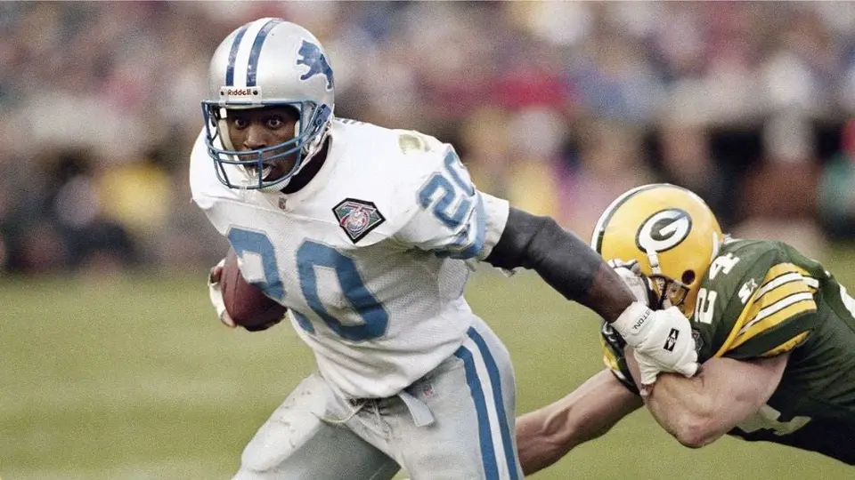Detroit Lions develan estatua de Barry Sanders en Ford Field