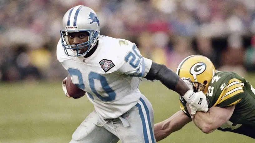 Detroit Lions develan estatua de Barry Sanders en Ford Field