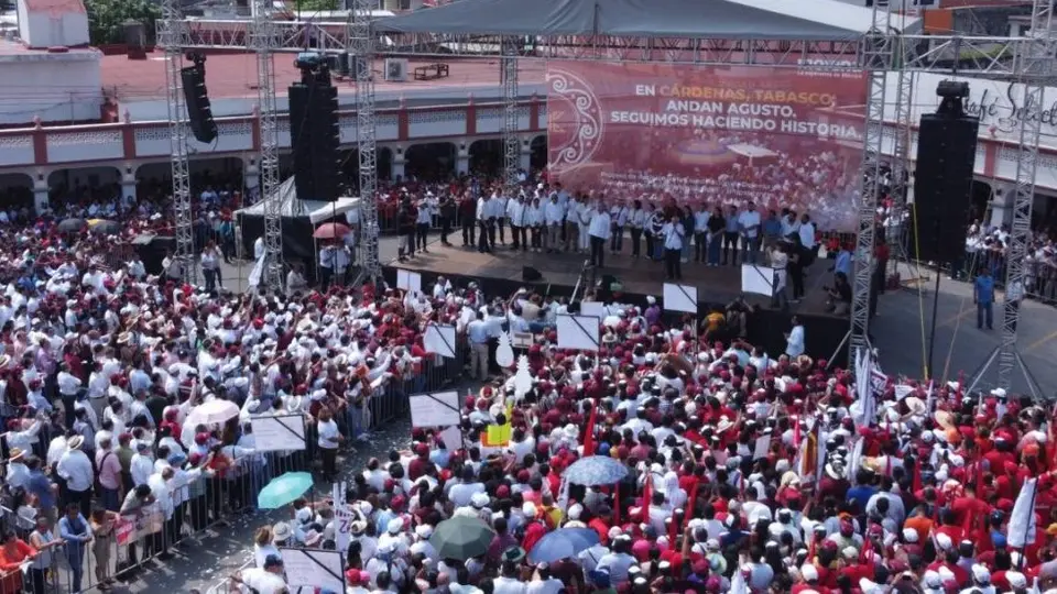 Llaman desde Tabasco a Adán Augusto como “El hijo del pueblo”