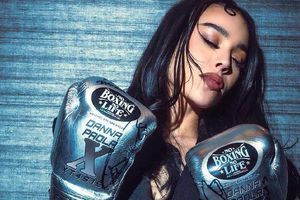 Danna Paola comparte emotivo mensaje tras cantar el himno nacional en la pelea de Canelo