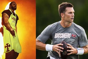 ¡Vaya crossover! Drake invitó a Tom Brady al escenario en uno de sus conciertos