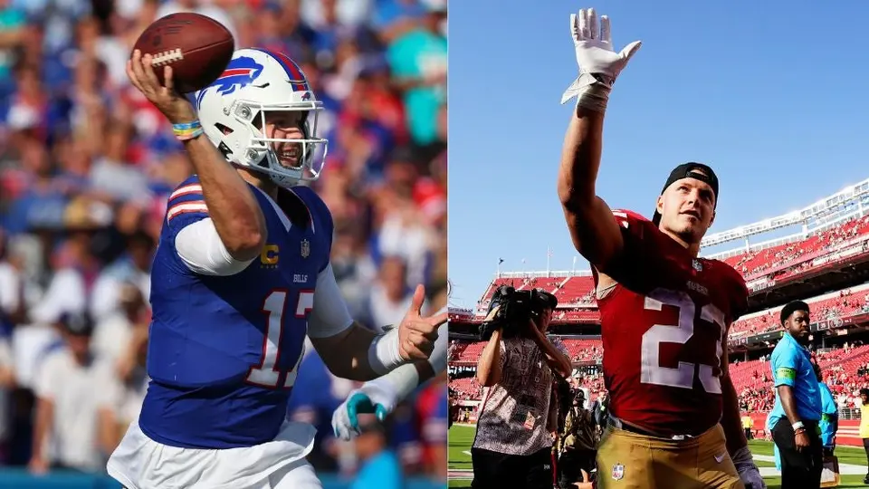 NFL: Josh Allen y Christian McCaffrey, entre los jugadores de la Semana 4