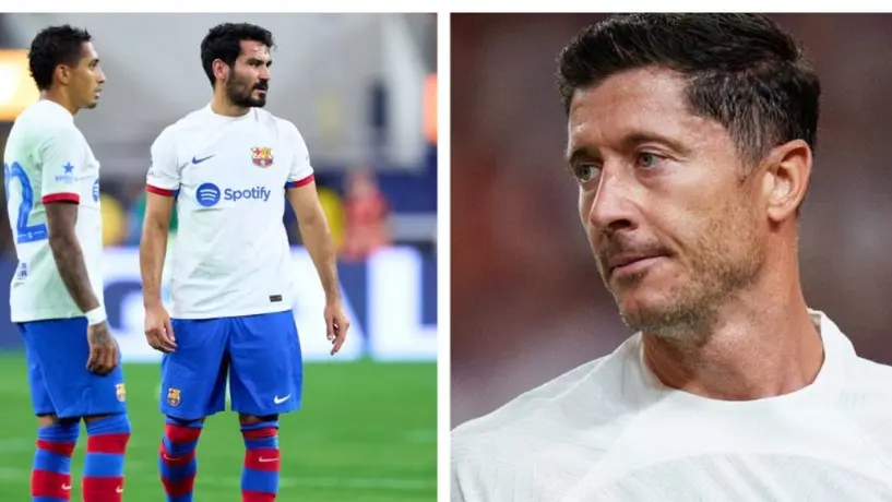 Lewandowski desconoce a Ilkay como jugador del FC Barcelona