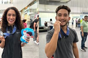 Atletas mexicanos llegan a CMDX tras histórica actuación en Fukuoka 2023