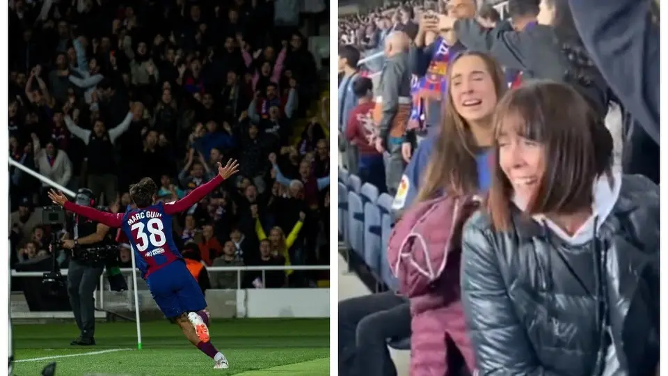 ¡Emotiva celebración! La familia de Marc Guiu celebra el gol del delantero en el triunfo del Barcelona