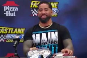 WWE: ¿Jey Uso dio conferencia de prensa en estado de ebriedad?