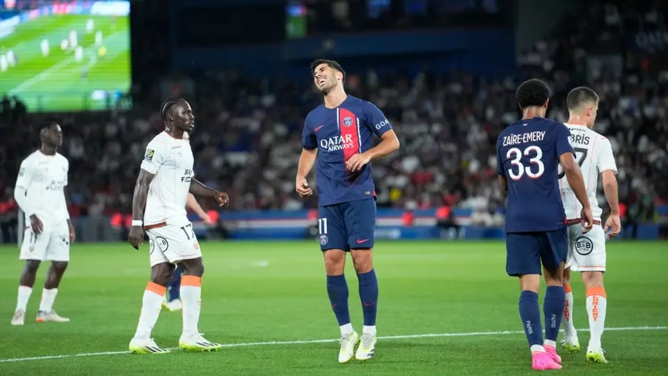 PSG empieza la Ligue 1 con empate sin goles ante el Lorient