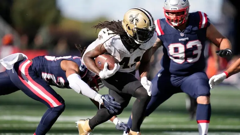 Saints aplastan a Patriots con Alvin Kamara como figura