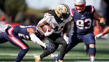 Saints aplastan a Patriots con Alvin Kamara como figura