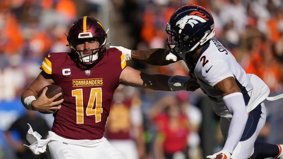Sam Howell y los Commanders remontan 35-33 a los Denver Broncos