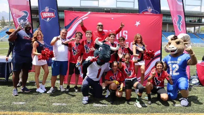 Houston Texans colaboró en torneo de Tochito en Coahuila y Nuevo León