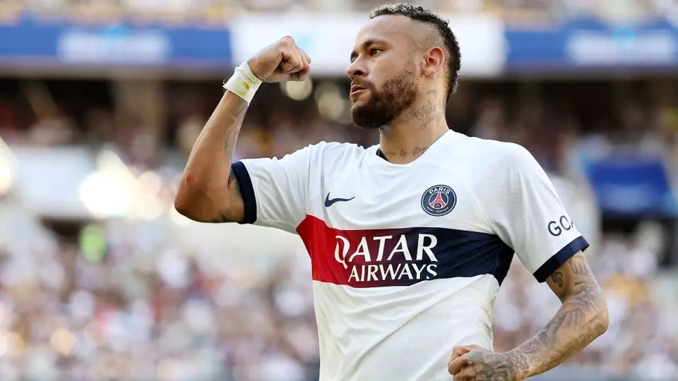 Neymar se luce con doblete en el último juego de Pretemporada del PSG ante Jeonbunk