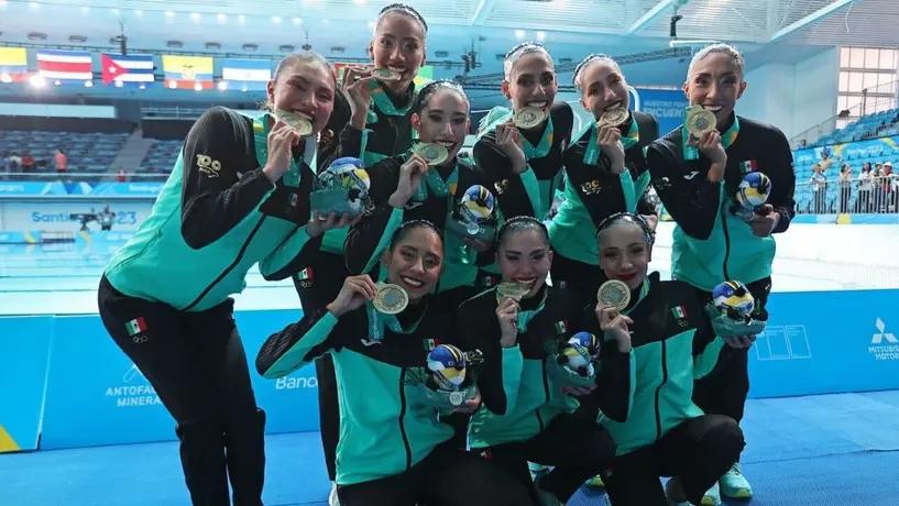 Selección Mexicana de Natación Artística se lleva el oro en Panamericanos y consigue plaza olímpica