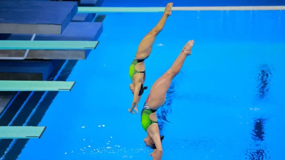 ¡Son de Oro! Arantxa Chávez y Paola Pineda brillaron en el trampolín de tres metros