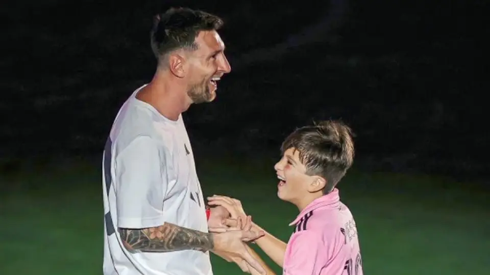 Thiago Messi es el nuevo futbolista de la academia del Inter Miami