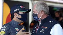 Helmut Marko sobre la supuesta reducción salarial de Checo: "Está inventado de la nada"