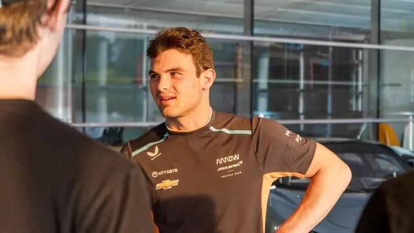 Patricio O´Ward estuvo presente con McLaren en la Práctica 1 del GP de los Estados Unidos