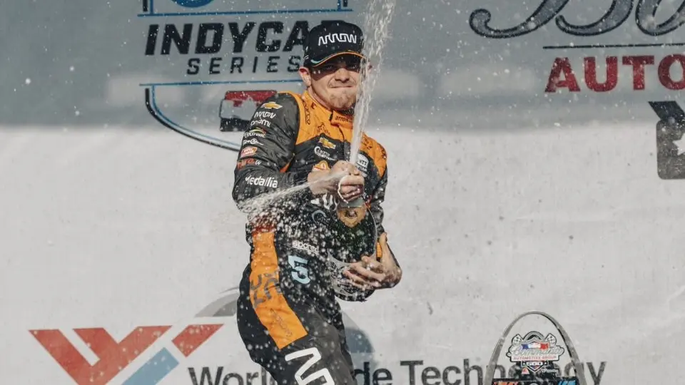 Pato O'Ward vuelve al podio en la Indy Car y ya suma siete en esta temporada