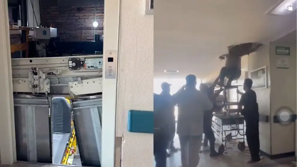 Video: Falla elevador del IMSS, ahora en hospital de Guadalajara y con ocho personas dentro